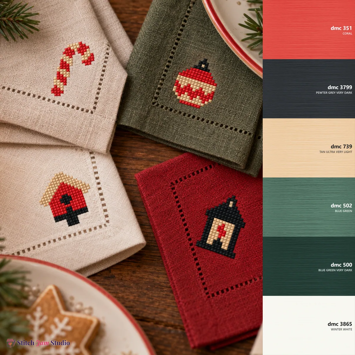 Preview 4 of 32 Holiday tiny motifs