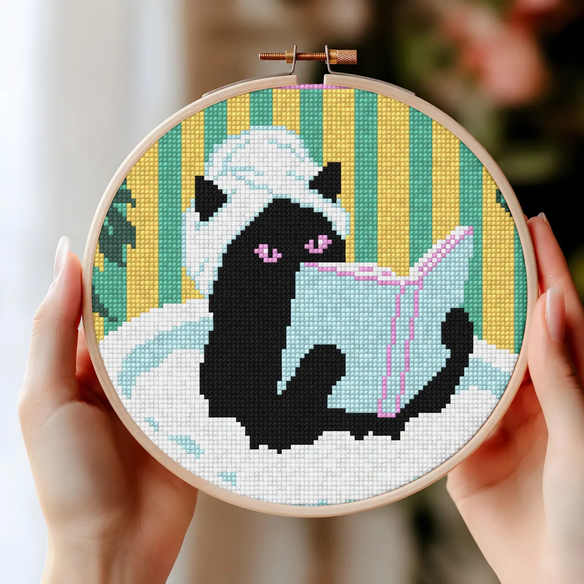 Preview 4 of Cat in bath reading