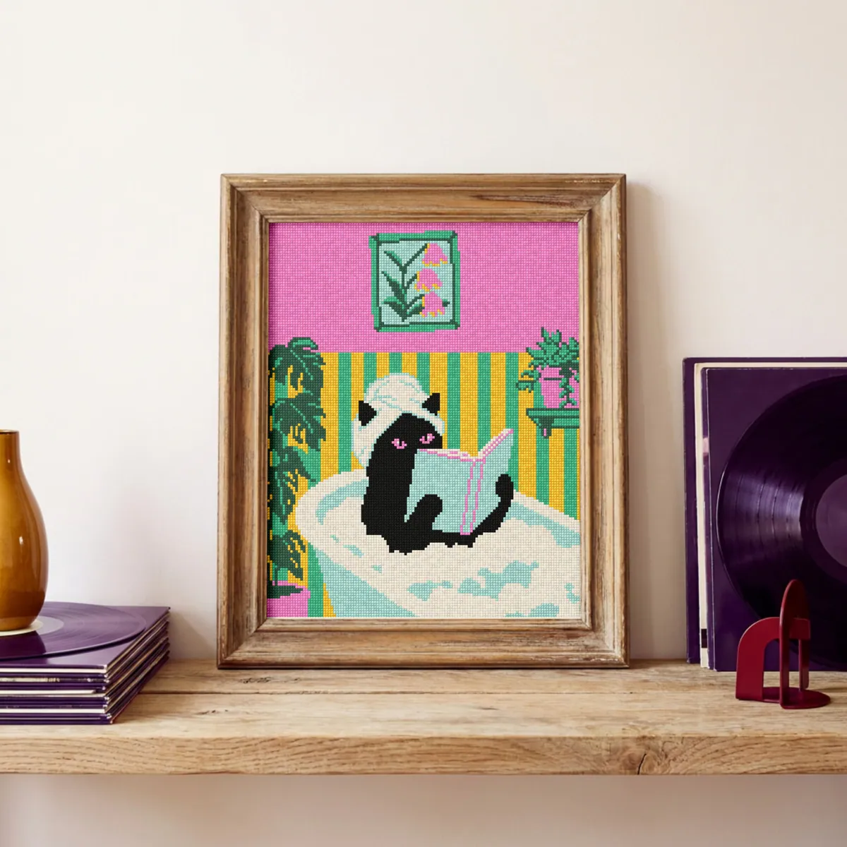Preview 4 of Cat in bath reading