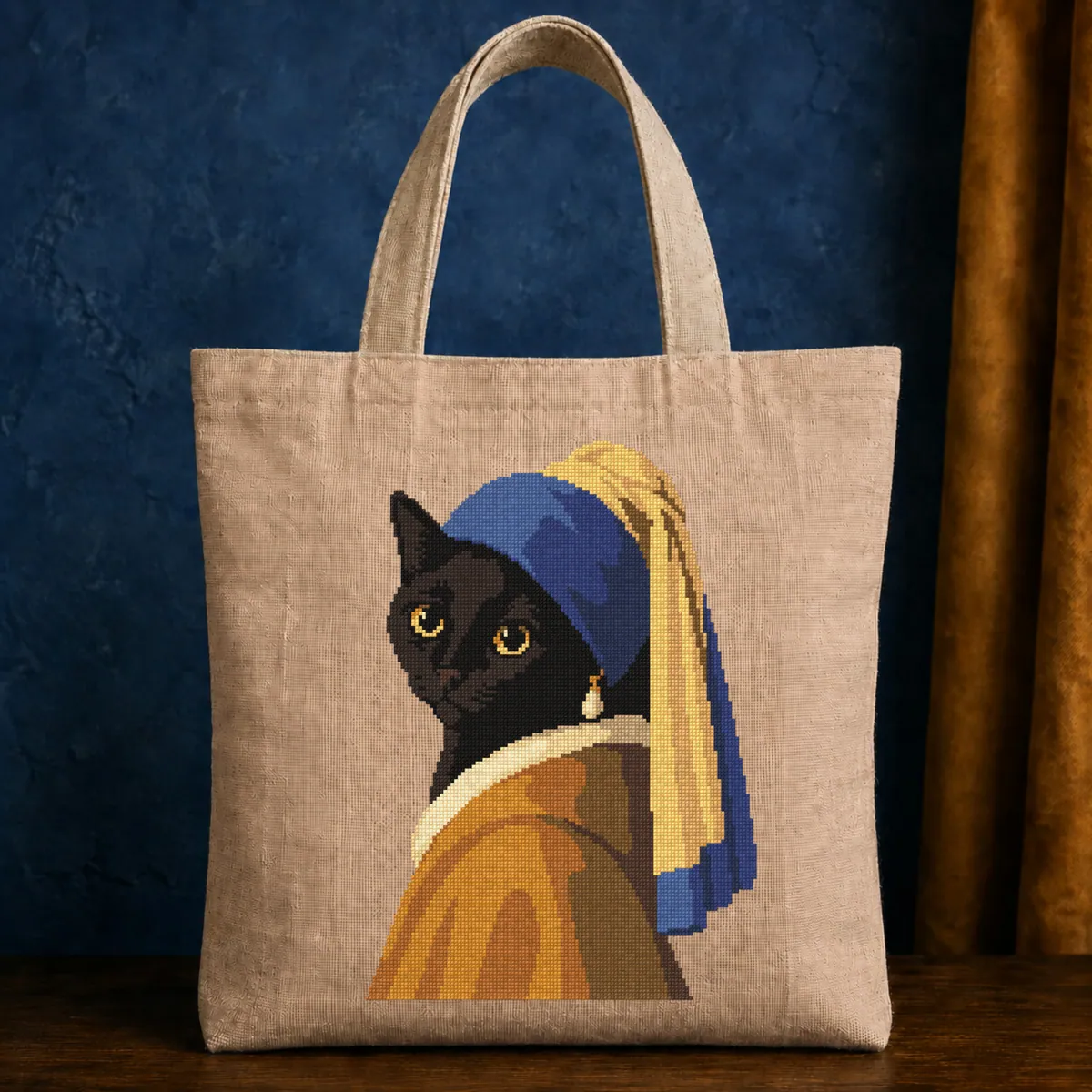 Preview 2 of Cat with a Pearl Earring