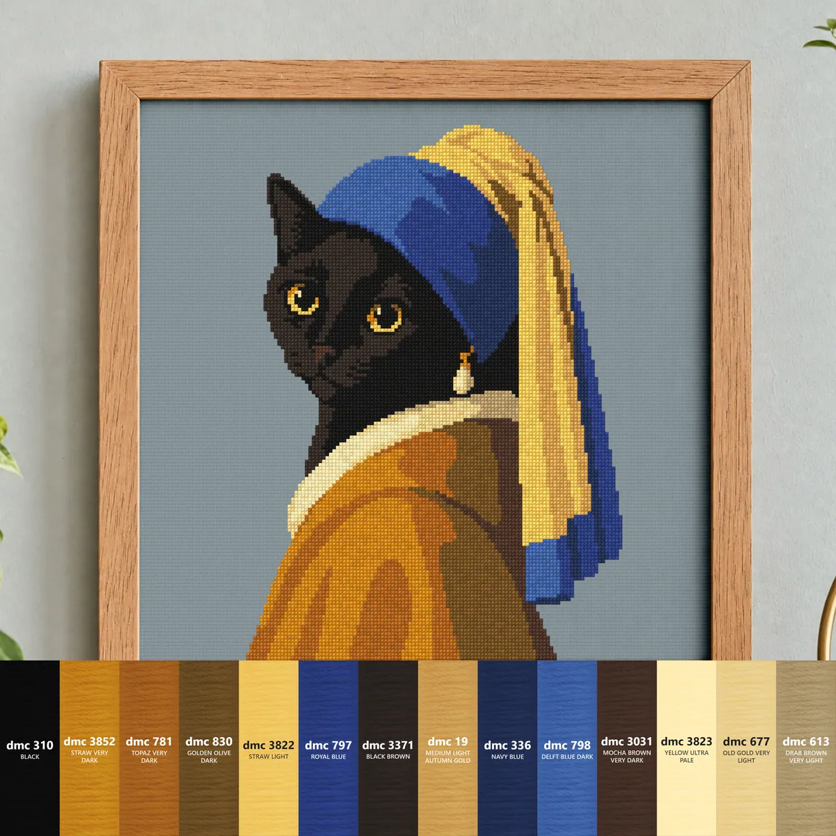Preview 4 of Cat with a Pearl Earring