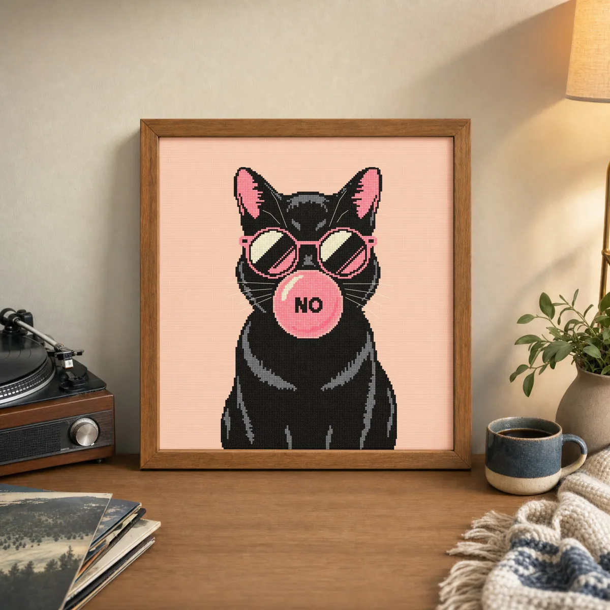 Preview 2 of Cat with the gum - poster