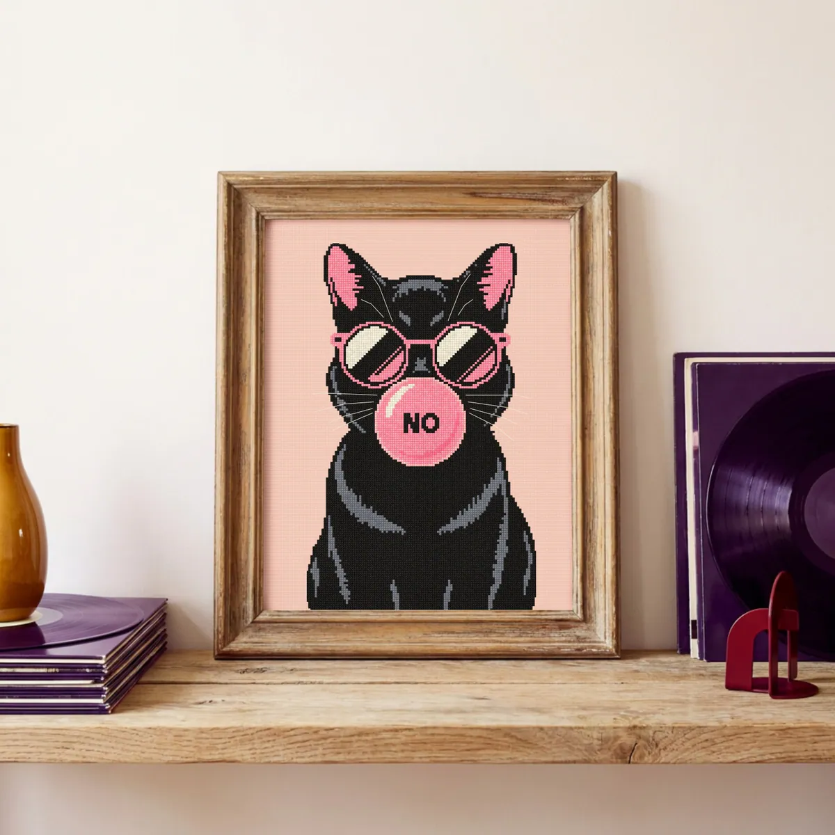 Preview 4 of Cat with the gum - poster
