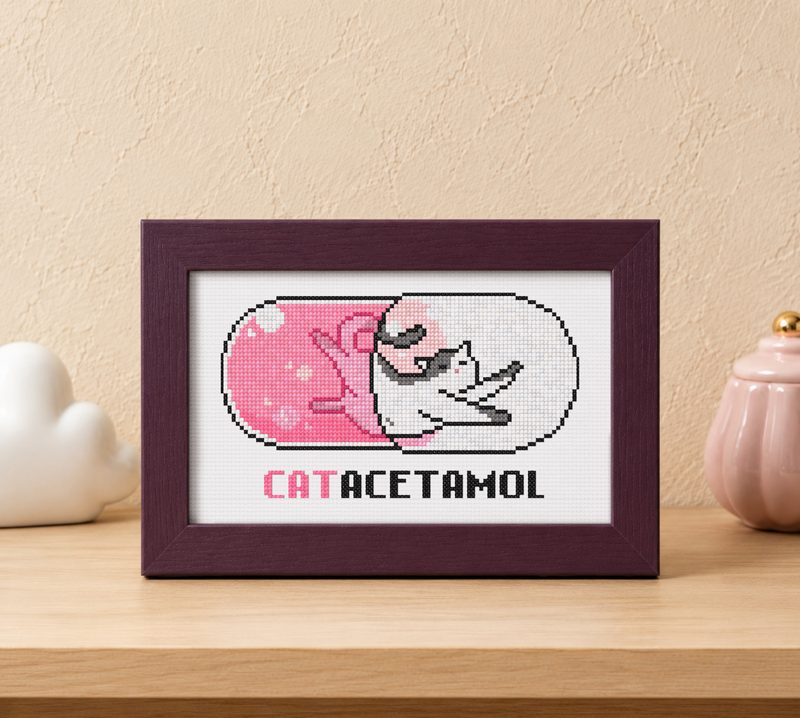 Catacetamol — counted cross-stitch pattern by Stitch Jam Studio