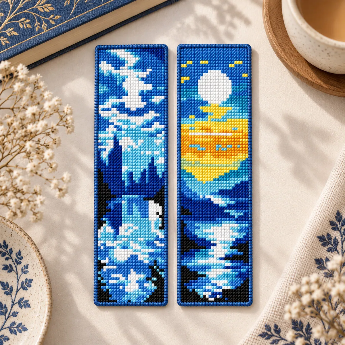 Preview 4 of Celestial Sunset Skies Bookmark Set