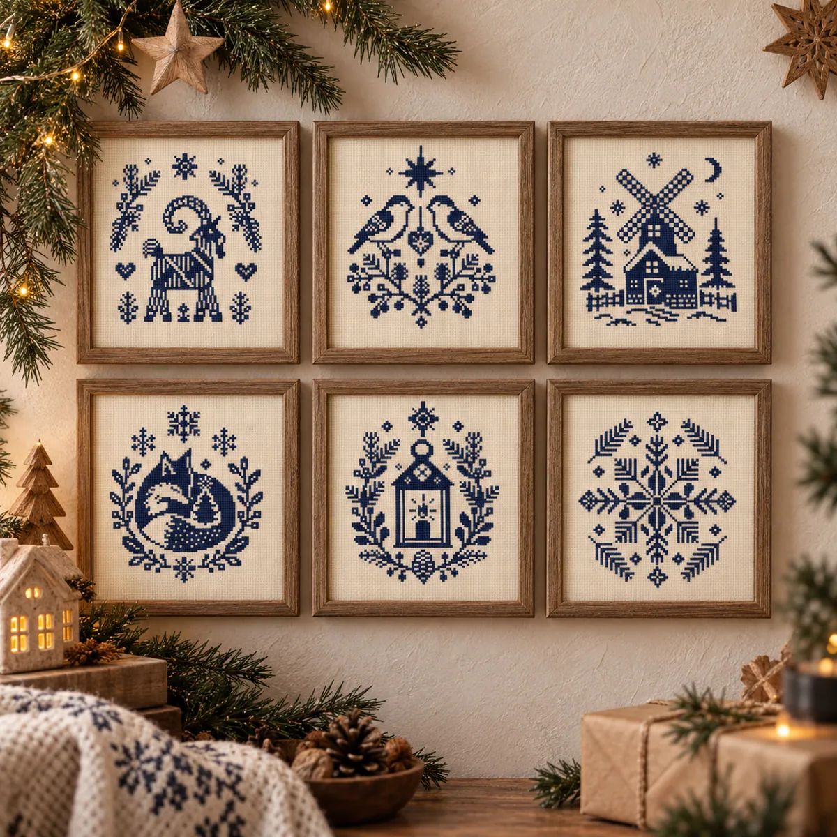 Preview 2 of Christmas Nordic Winter Motifs