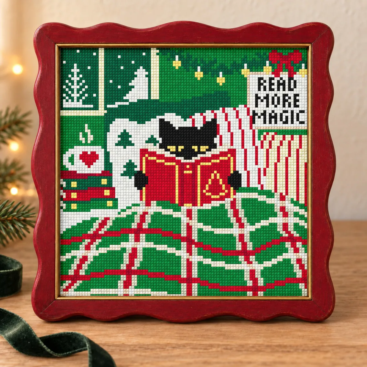 Preview 3 of Cozy Christmas Cat