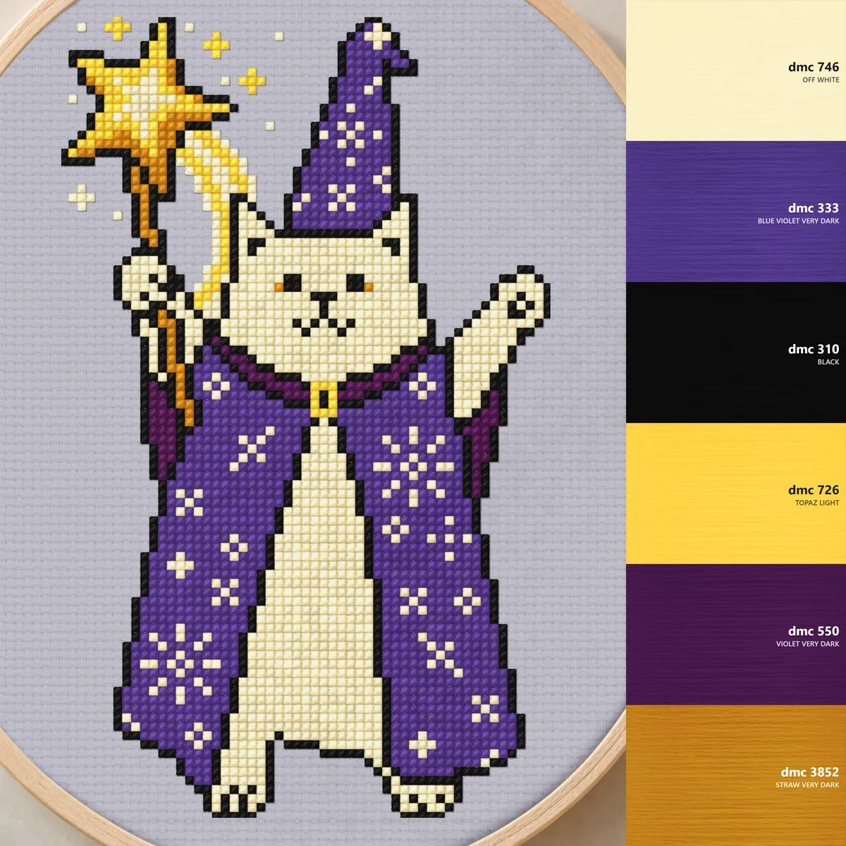 Preview 2 of Cute cat wizard
