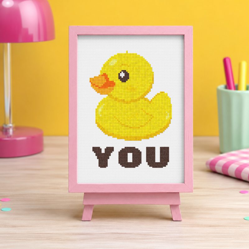 Duck You — counted cross-stitch pattern by Stitch Jam Studio