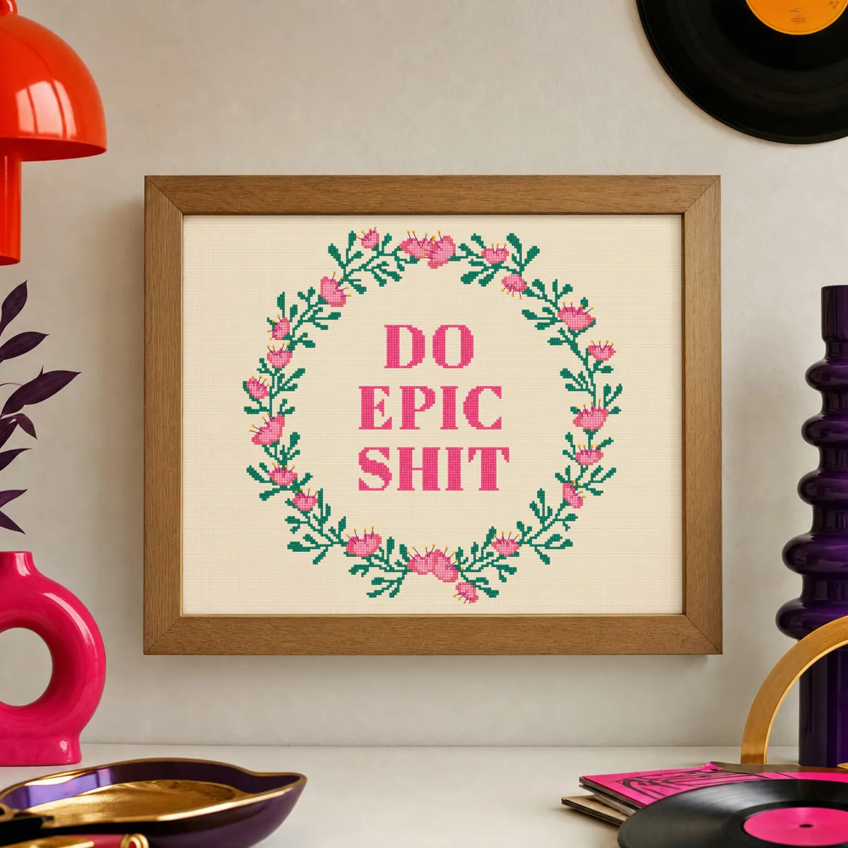 Preview 4 of Flowers frame - Round