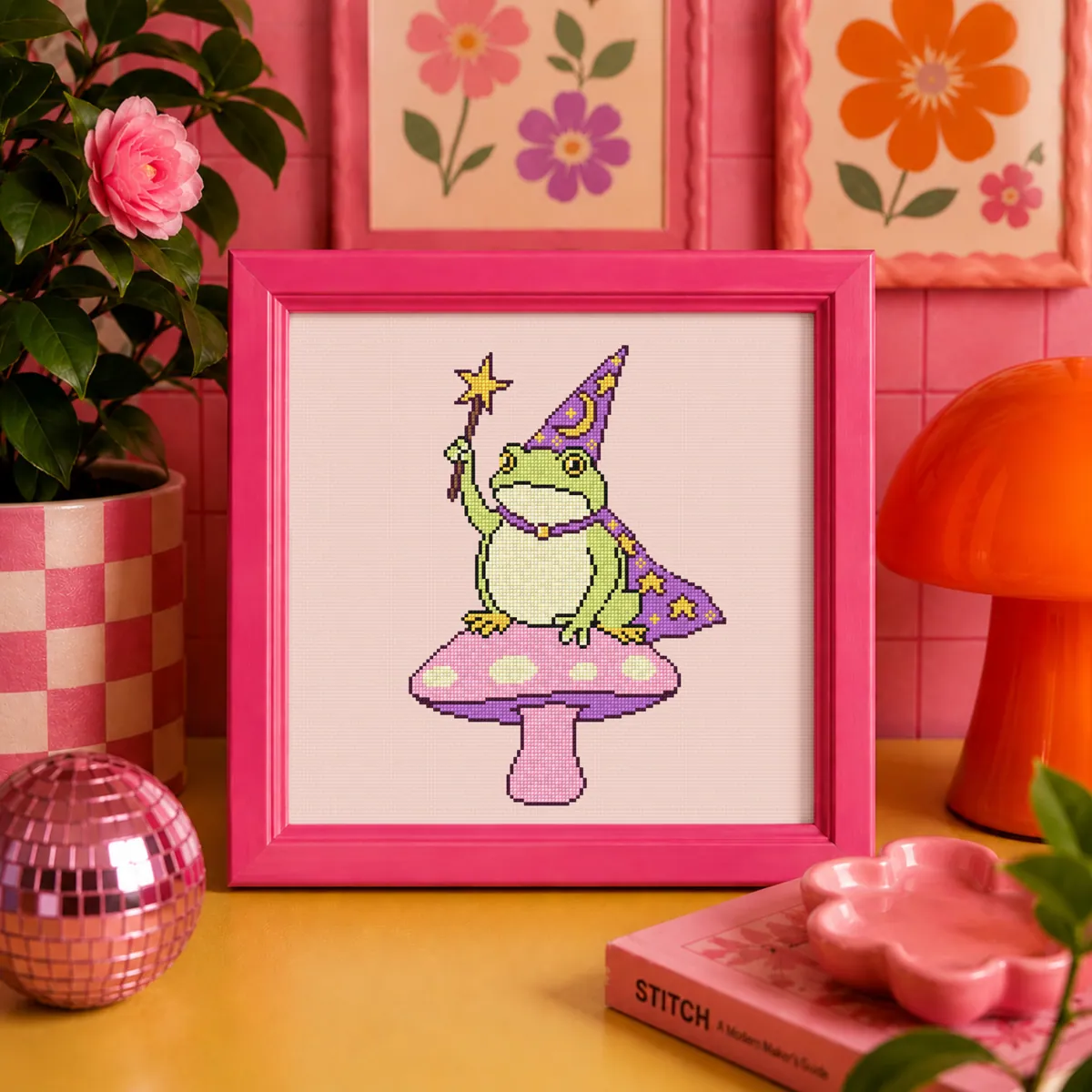 Preview 2 of Frog wizard on mushroom