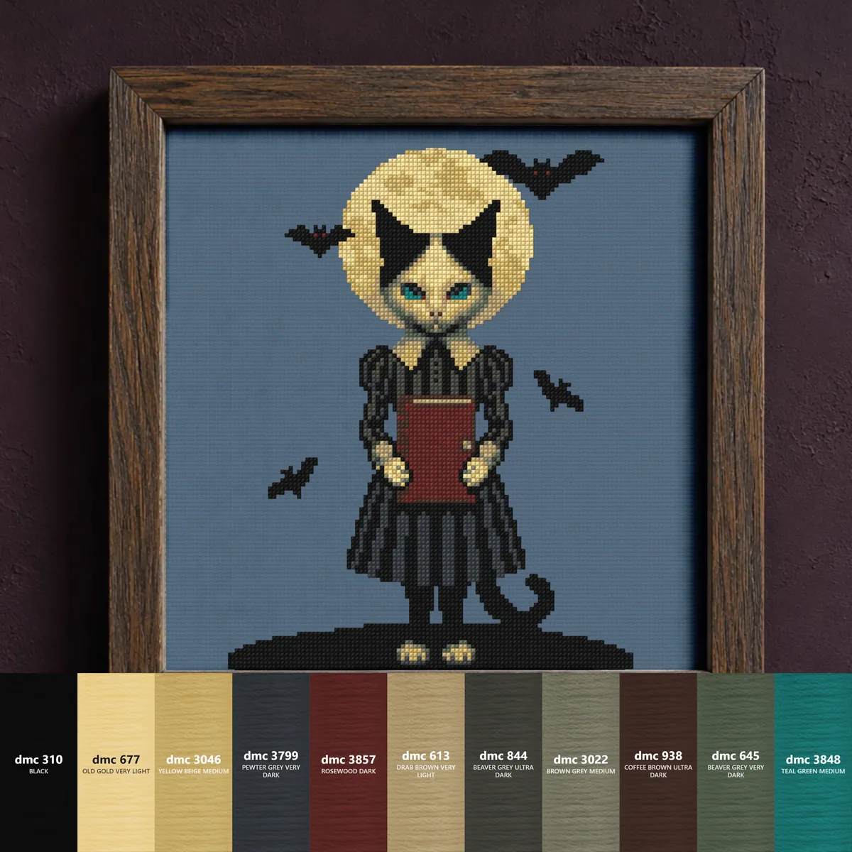 Preview 4 of Gothic Cat Librarian. Keeper of Forbidden Books