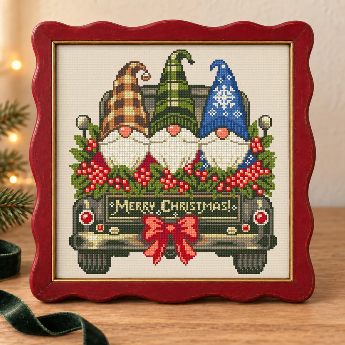 Preview 3 of Holiday Gnomes in Truck
