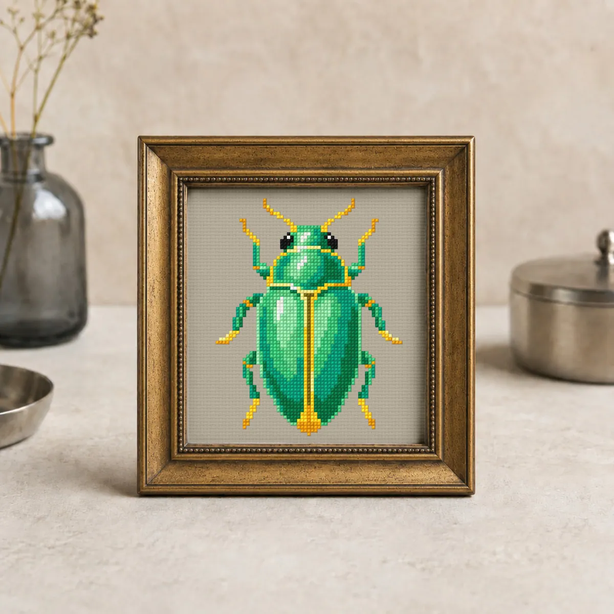 Preview 2 of Jade Beetle Brooch