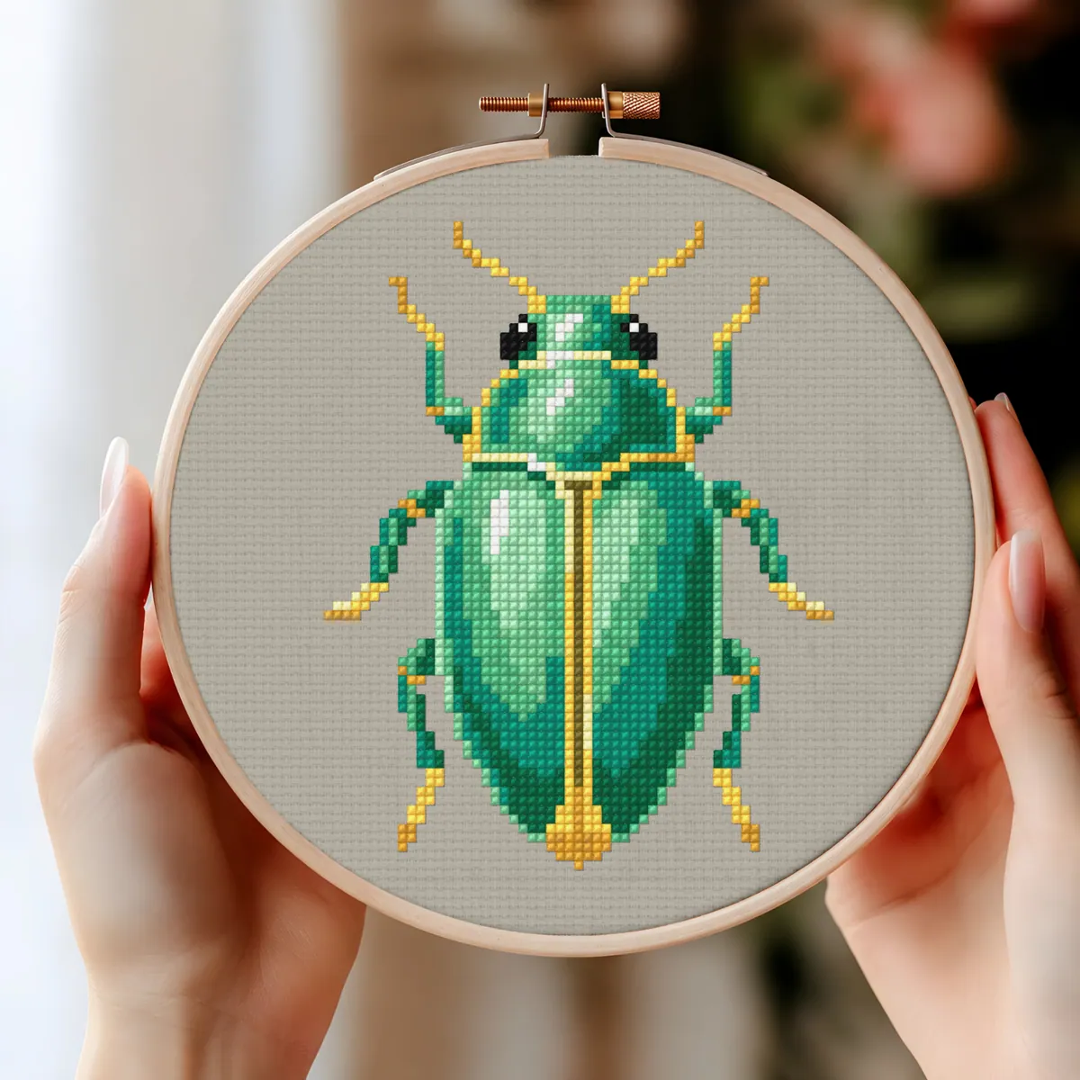 Preview 3 of Jade Beetle Brooch
