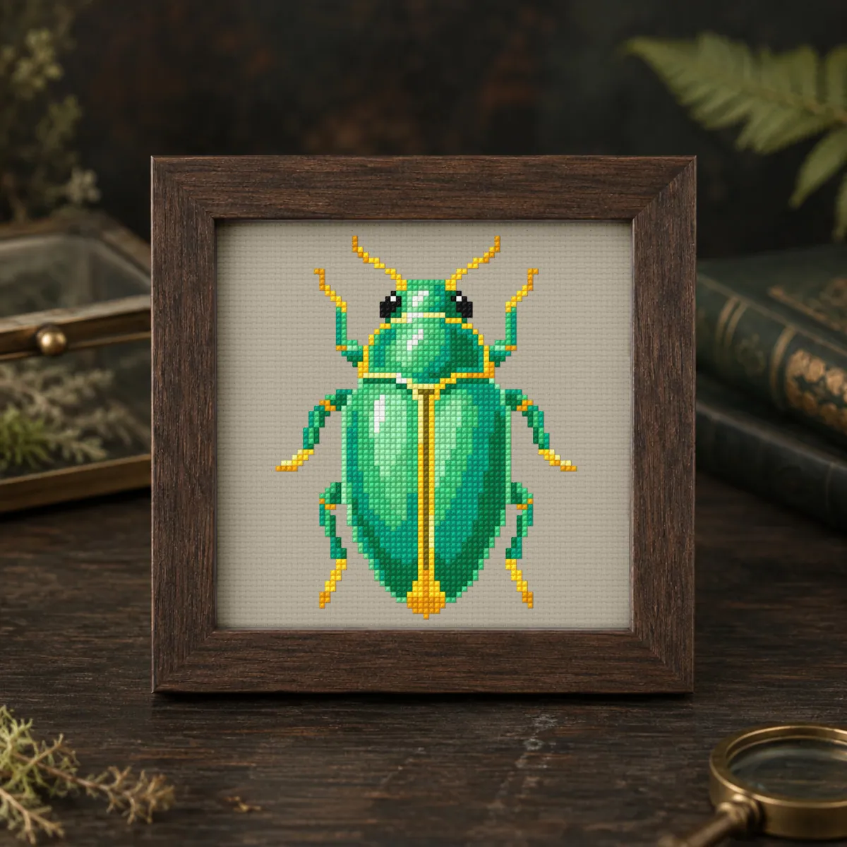Preview 4 of Jade Beetle Brooch