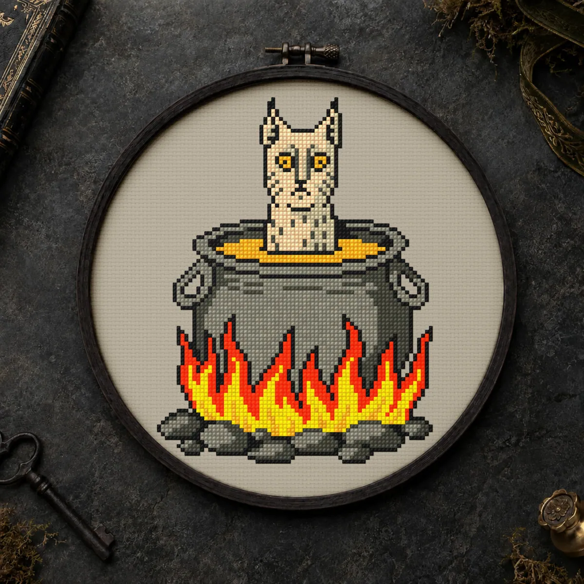 Preview 2 of Medieval Cat in Hot Water - boiled but moisturized
