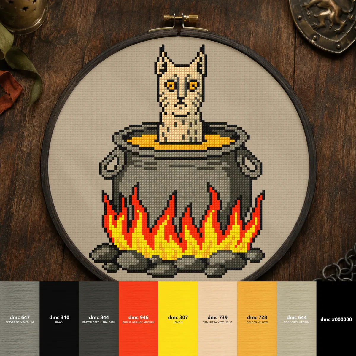 Preview 3 of Medieval Cat in Hot Water - boiled but moisturized