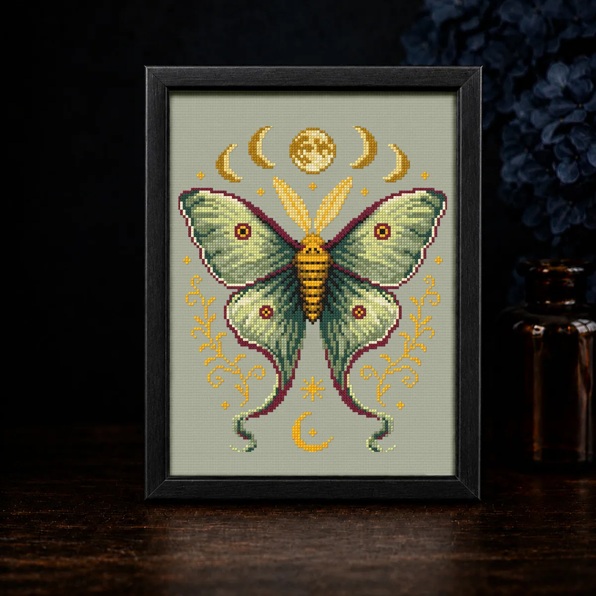 Preview 3 of Moonspun Moth and Moon Phases