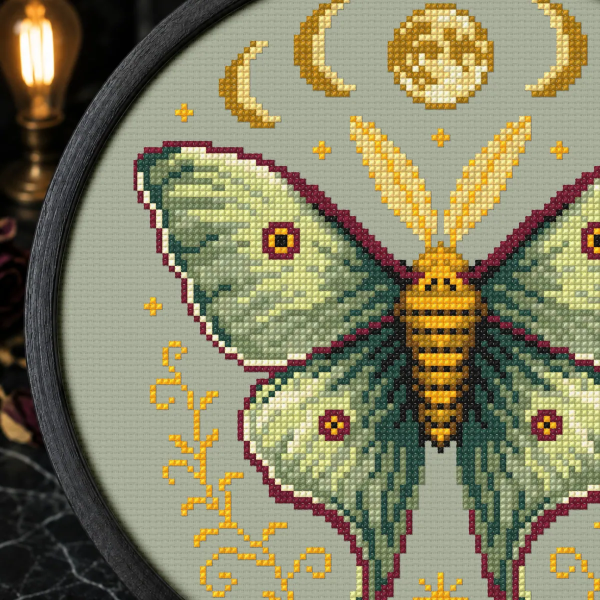 Preview 5 of Moonspun Moth and Moon Phases
