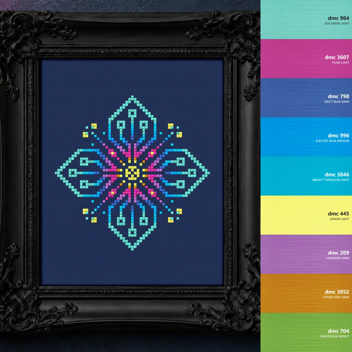 Preview 2 of Neon Circuit Mini Pixel Bloom