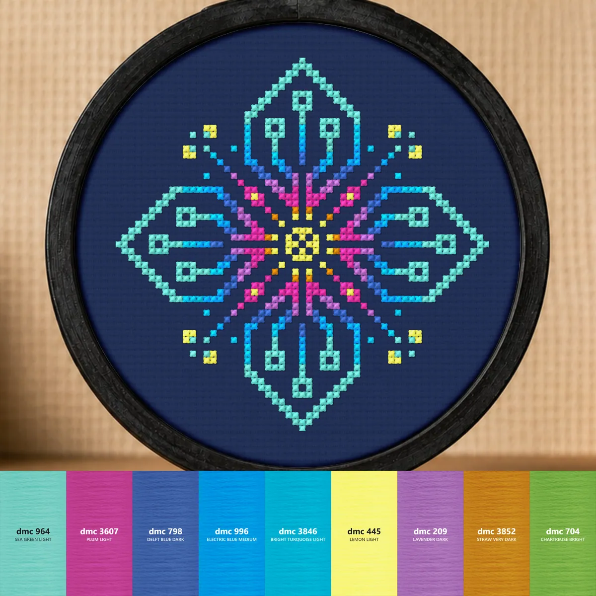 Preview 3 of Neon Circuit Mini Pixel Bloom