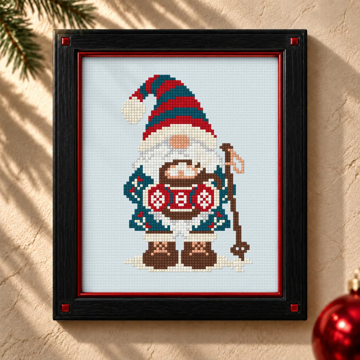 Preview 5 of Nordic Winter Hiker Gnome & Cocoa