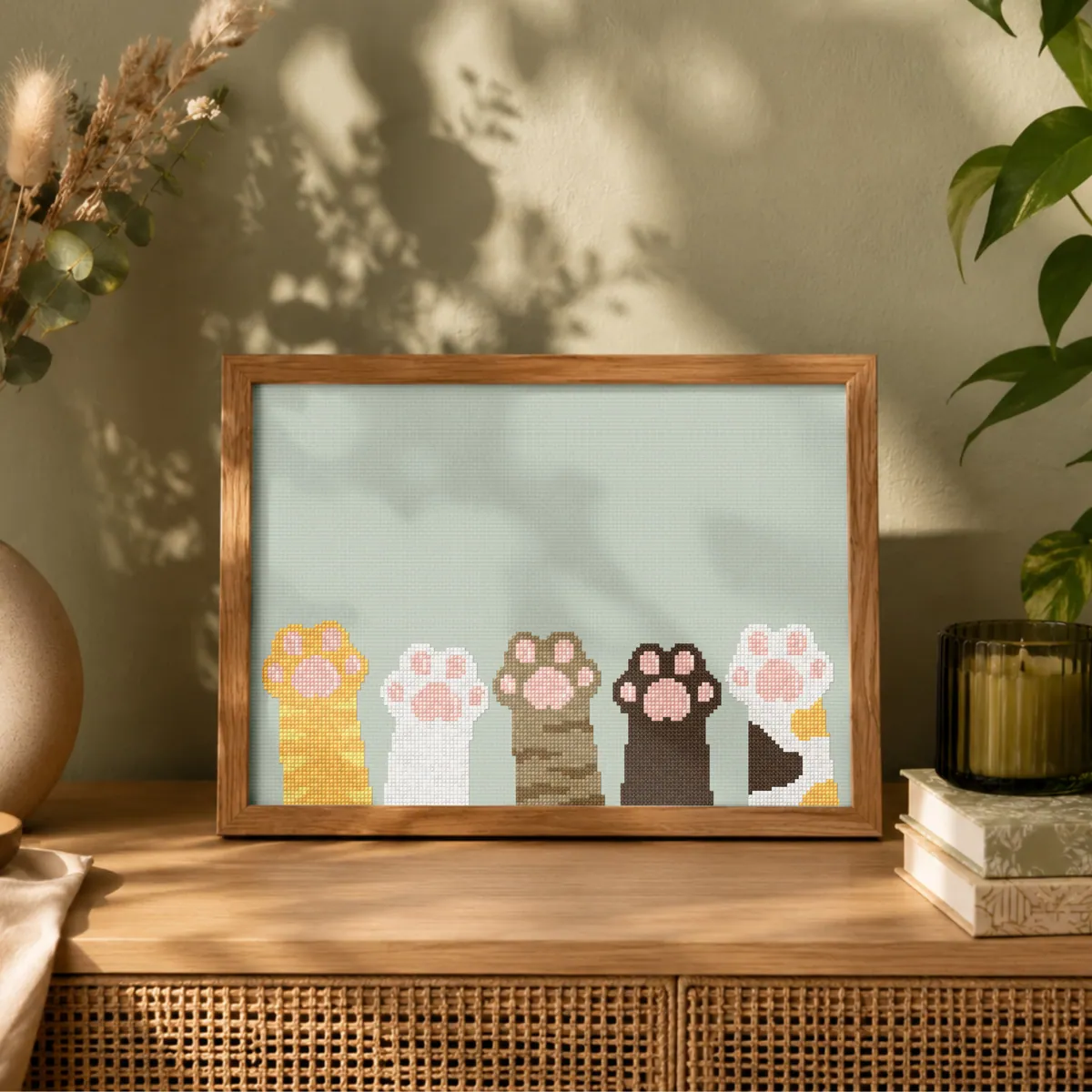 Paws — counted cross-stitch pattern by Stitch Jam Studio