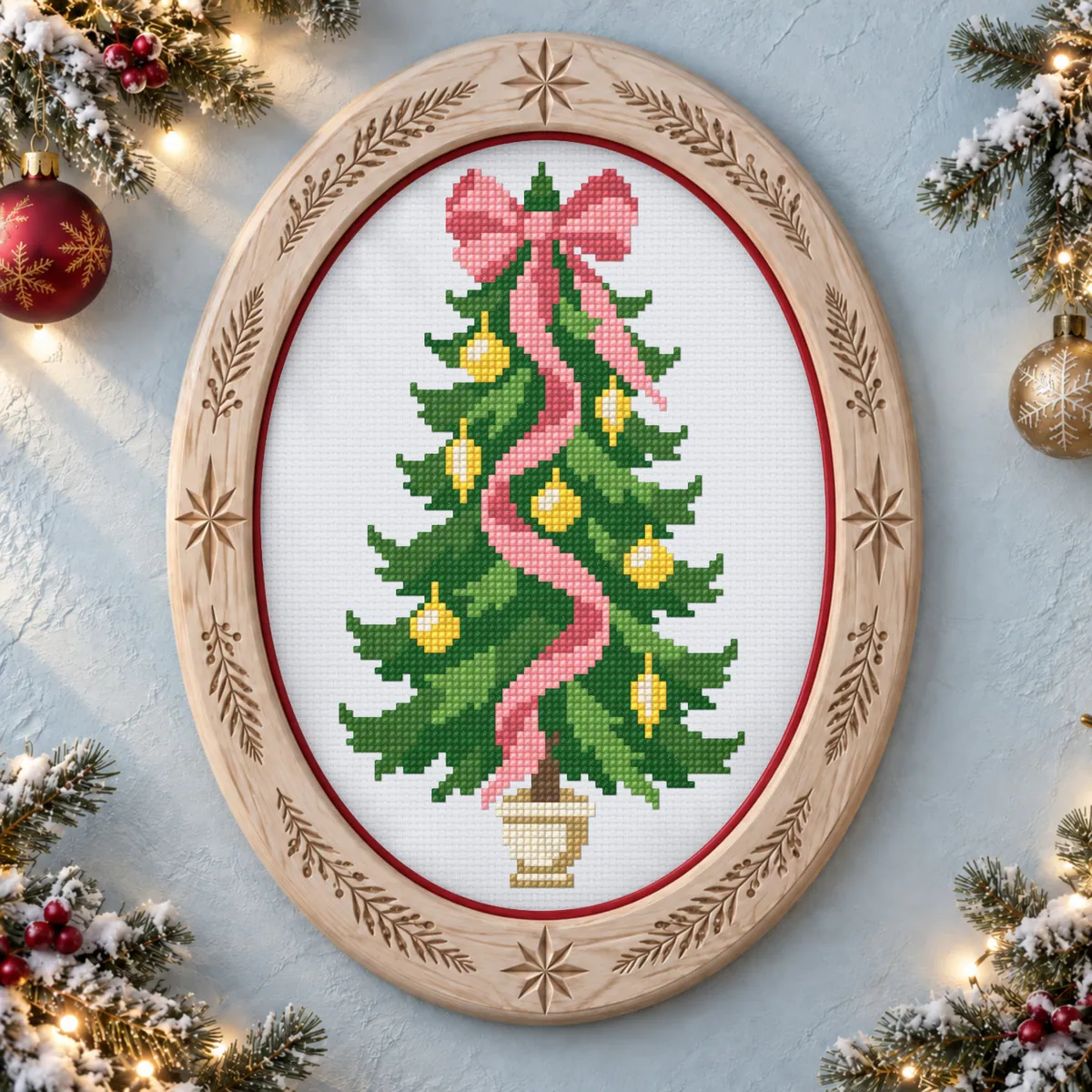 Preview 3 of Pink Bow Christmas Tree