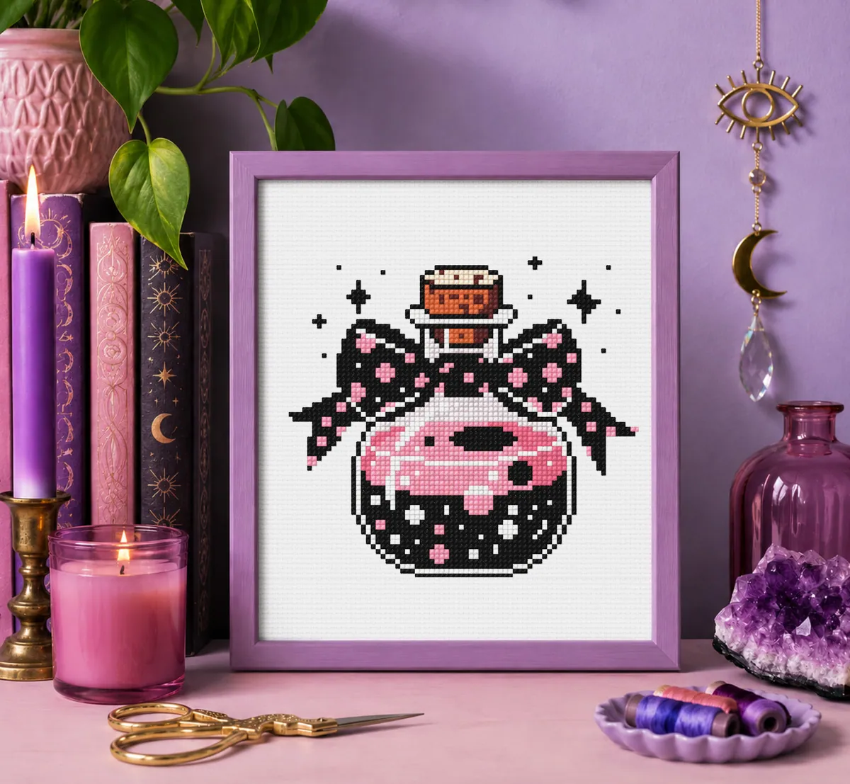 Preview 4 of Pink Witch Potion Bottle