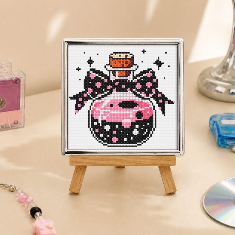Witchy Potion Bottle — counted cross-stitch pattern by Stitch Jam Studio