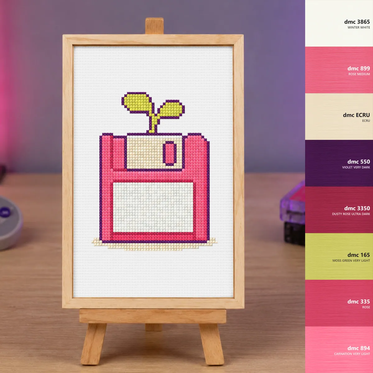 Save Sprout — counted cross-stitch pattern by Stitch Jam Studio