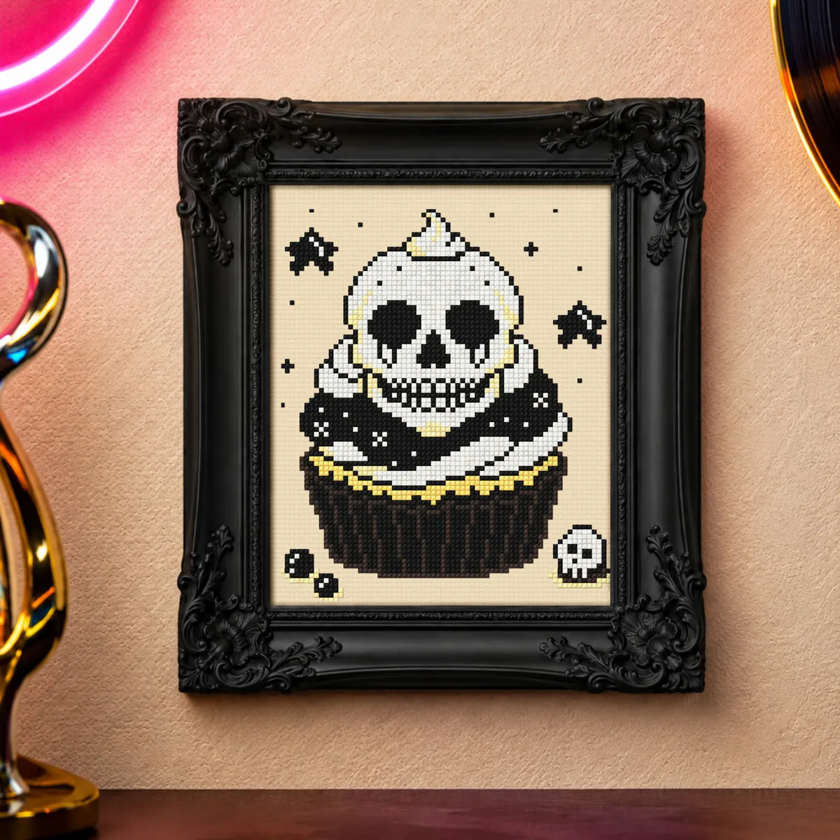 Preview 2 of Spooky Skull Cupcake