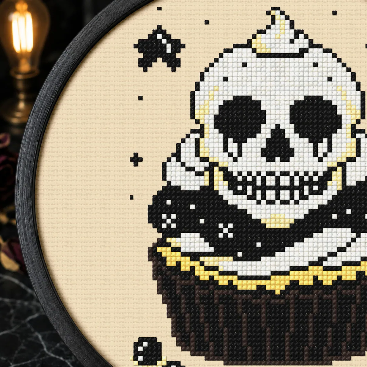 Preview 3 of Spooky Skull Cupcake