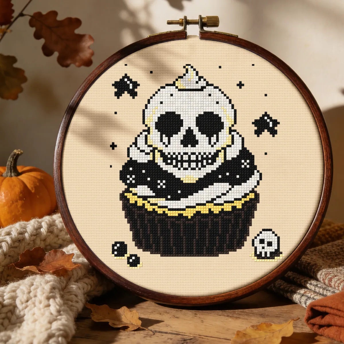 Preview 4 of Spooky Skull Cupcake