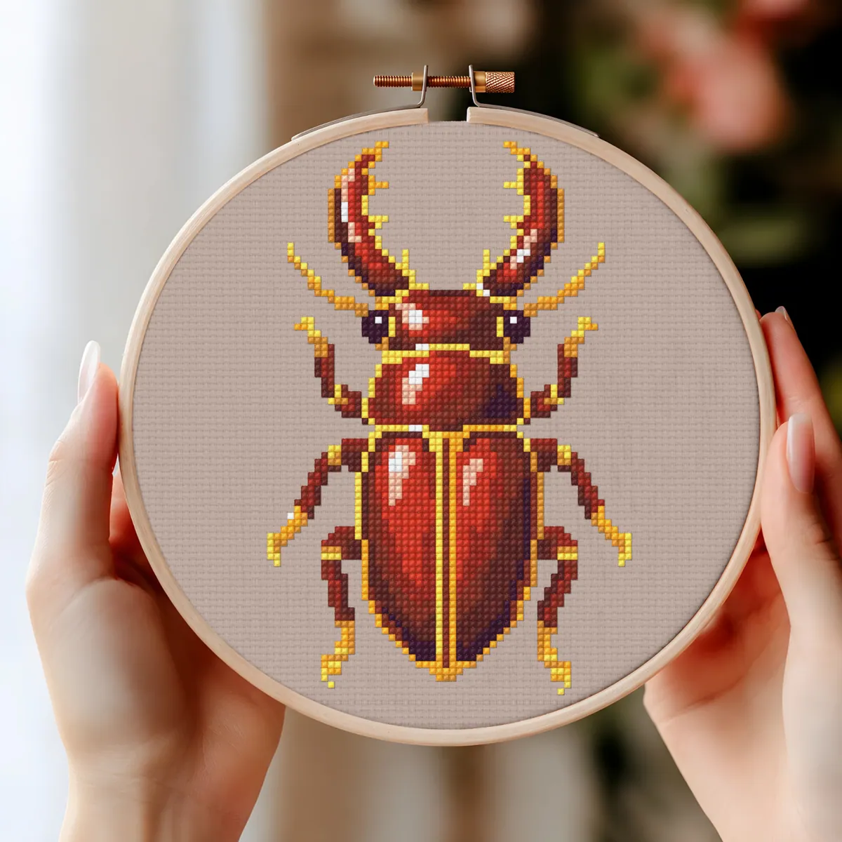 Preview 3 of Stag Beetle Brooch