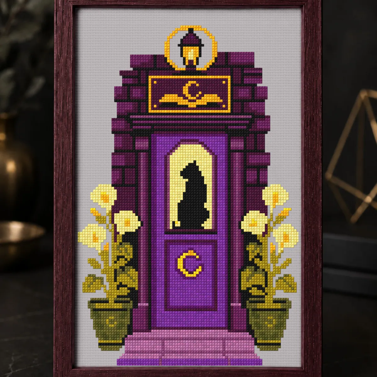 Stitch Jam Studio counted cross-stitch pattern: The Midnight Door