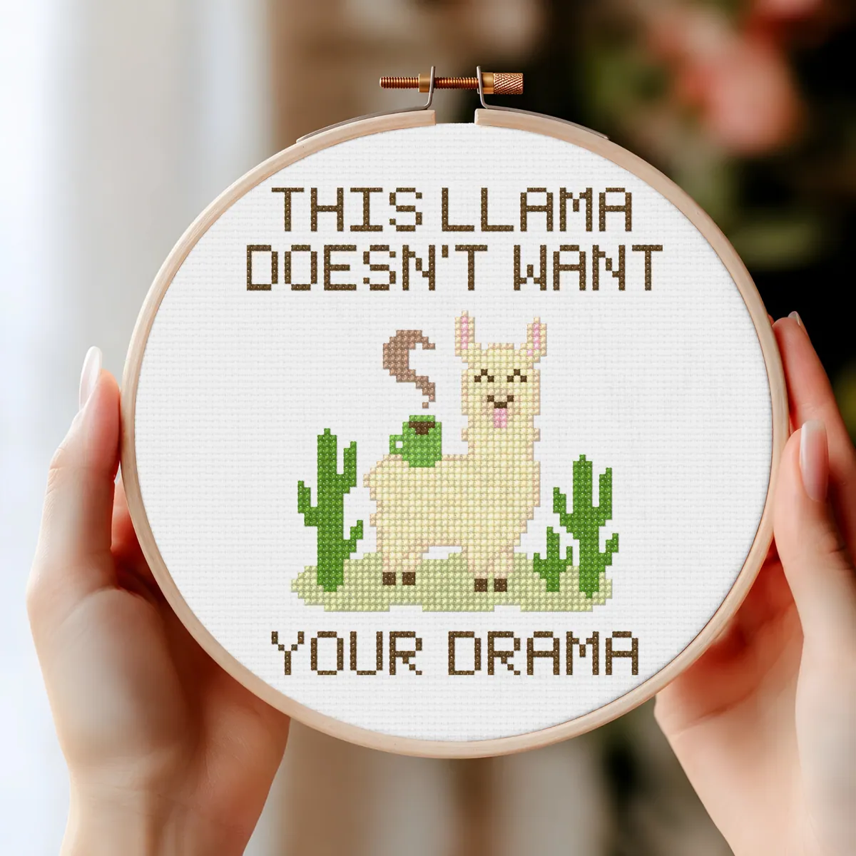 Preview 3 of This Llama doesn't want your drama - small