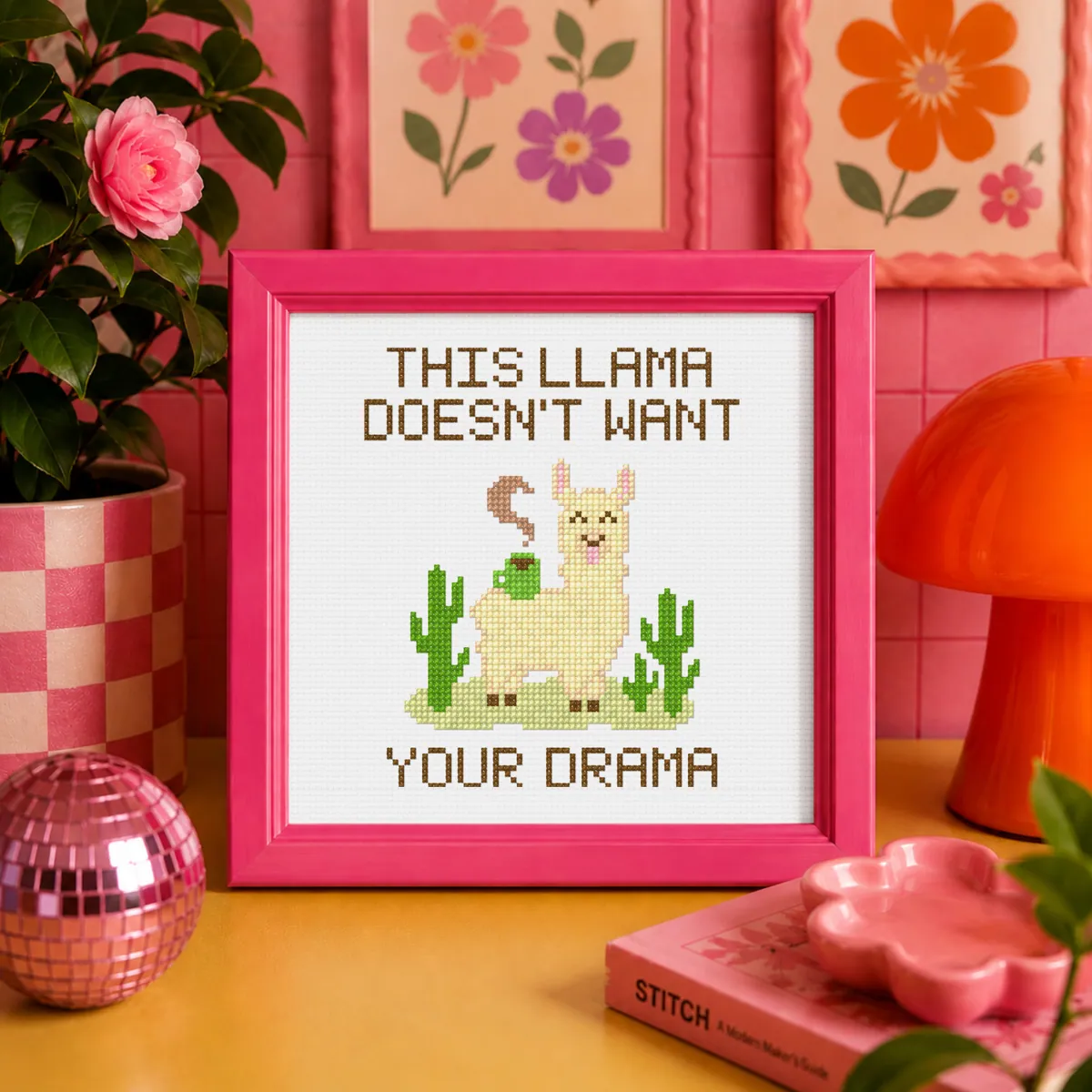 Preview 4 of This Llama doesn't want your drama - small